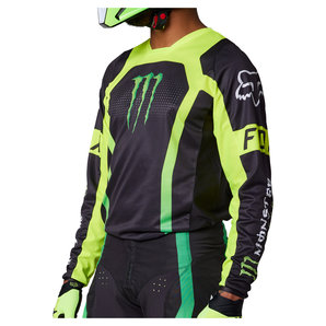 Fox 180 Monster Jersey Schwarz Neon Grün unter Textilbekleidung > Enduro/ Crossbekleidung