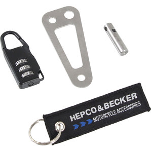 Hepco+Becker Diebstahlsicherung für Lock-it Tankrucksäcke und Hecktasche Hepco und Becker