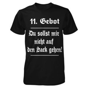Louis 11- Gebot T-Shirt Schwarz unter Freizeitbekleidung > T-Shirts & Poloshirt