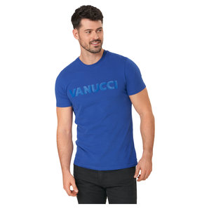 Vanucci Logo-Tee T-Shirt Blau unter Freizeitbekleidung > T-Shirts & Poloshirt